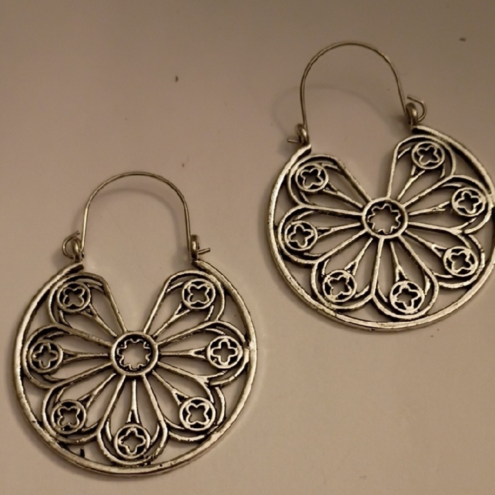 Artisan Silver Filigree Earrings